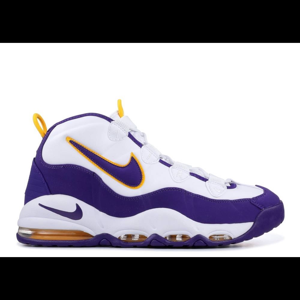 Nike Air Max Uptempo Los Angeles Lakers Athletic Shoes Size 10.5 311090-103